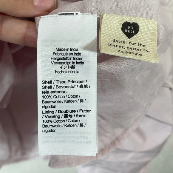 Madewell Lilac Purple Poplin Lizzie Babydoll Square Neck Mini Dress Women’s 0 - Picture 12 of 16